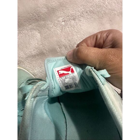 Puma Women's Size 9.5 Eco Ortholite Wedge Suede Sneakers Shoes - Picture 12 of 14